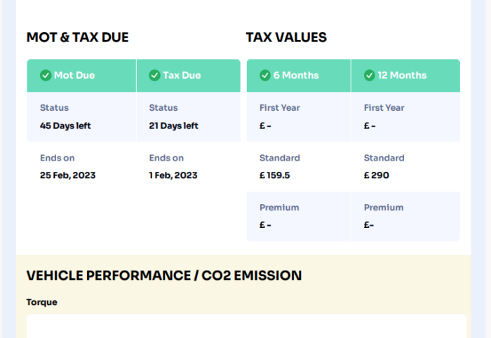 car road tax check